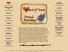 Tablet Screenshot of hotfrenchbulldogs.com